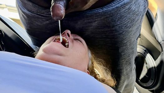 Woman Was Given Food &amp; Lots Of Cum In Her Mouth (Role Playing) husband and wife