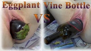 Vine bottle vs eggplant! Who is the best stretcher?