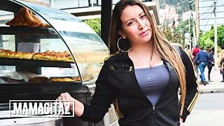 CARNE DEL MERCADO - Huge Tits Latina Smashed By Stranger