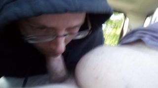 Me Sucking a Guy in his Truck