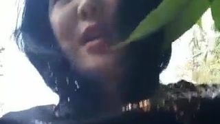 Risky sex at public park mature asian lady ride Russian dick