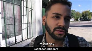Young Amateur Straight Latino Paid To Fuck Gay Guy In Alley