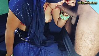 Neelam Bhabhi fucked in saree she was ready for marriage party and her dever cought her alone in her house