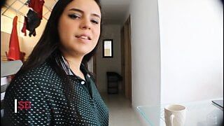 I fuck my stepsister after I give her viagra- Melanie Caceres- Spanish porn