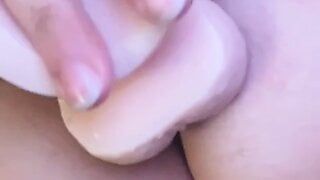 Masturbation with different toys - young Teenager girl plays with her pussy extremely