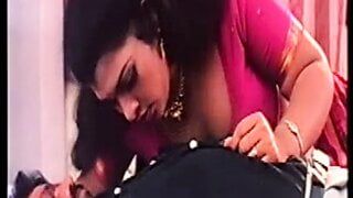 Hot mallu sajini aunty having saree sex with boss