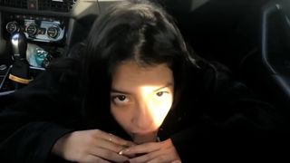 Young beauty gets horny from expencive cars