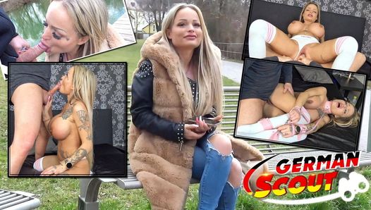 GERMAN SCOUT - TINY BUSTY GIRL BB SHORTY FUCKED AT FIRST DATE