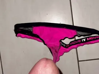 With a friend&amp;#39;s thong