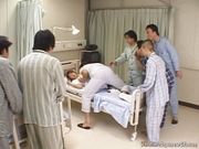 Creampied asian nurse fucks her patients
