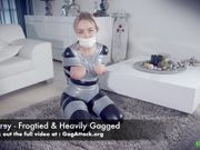 Aubrey - Frogtied & Heavily Gagged ( GagAttack.NL ) 