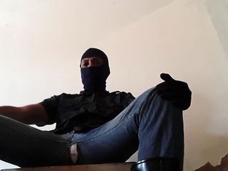 Two Angles - Balaclava, Jeans, Boots, Gloves