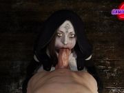 Resident Evil therem spooky vampire blowjob