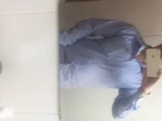 Pissing At The Office Toilet With A Hard On
