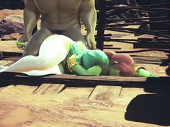 Princess Fiona get Rammed by Hulk : 3D Porn Parody