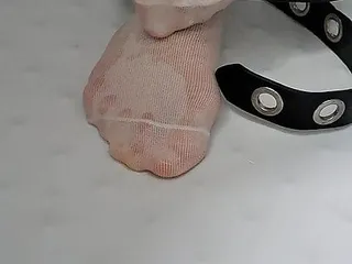 Foot Fetish Wet Socks In The Shower