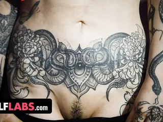 Mylf - Gorgeous Tattooed Milf With Big Tits Shows Off Her Skills Handling Big Cocks