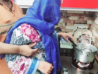 Desi Shy Aunty Fucked In Kitchen By Nephew While Cooking