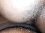 Real filling pussy with cum picking up dime