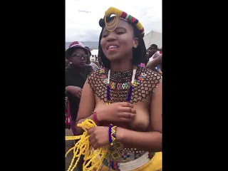 Busty south african girls singing topless...