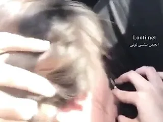 Persian Iranian Bitch Giving Head In Car &amp; Swallowing
