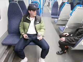 Chav And Random Commuter Fuck Bareback In A Train Toilet