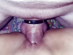 I play with my wife's wet pussy and then fuck her in the ass - mega cum shower