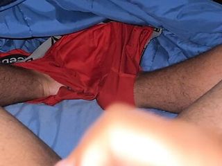 Gay bear and cumming with feet...