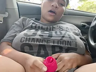 Toying, In Car, Female Masturbation, HD Videos