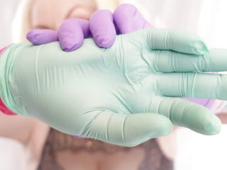 Amateur, Swedish, Nurse Gloves, ASMR