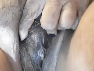 Enjoying playing and fingering my pussy...