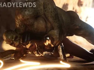 Wonder Woman Captured By An Orc (Injustice 2)