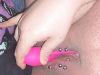 3 Clips Pierced Fat Pussy Orgasm Contractions...