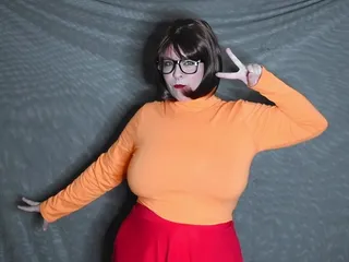 Velma, BBW, Cosplay, Stripped
