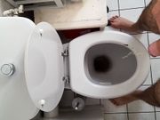 Pee toilet with big dick good