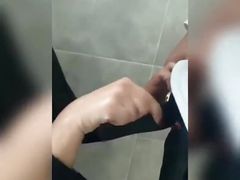Blowjob with Swallow in the Bathroom