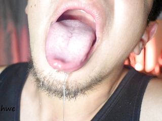 Hot Tongues With Lots Of Saliva