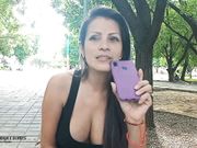 Lesbian friends fuck each other's pussies with a big plastic cock - Porn in Spanish