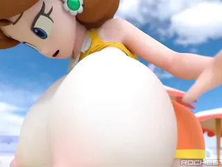 Princess daisy breast expansion with sound...