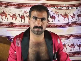 Hairy Arab Step Dad Shoots A Big Load On His Furry Chest