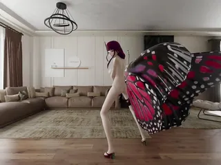 3d Sex, Nude, From Behind, Impact