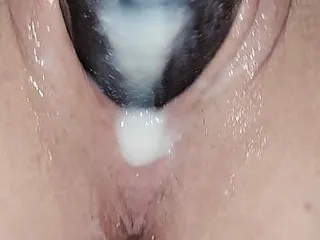 Bbc deep in mu pussy hole brutal hardcore bbc fucking white married pussy bbc dildo come clean up my creme 