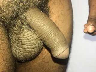 First time masturbating his small cock...