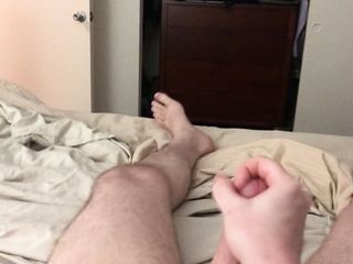 Jerking My Phat Dick To Amazing Orgasm