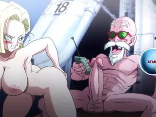 Kame Paradise 2 - Android 18 Gets Fucked By Roshi - Part 5