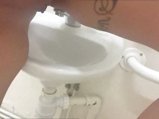 Getting In The Work Sink And Pissing...