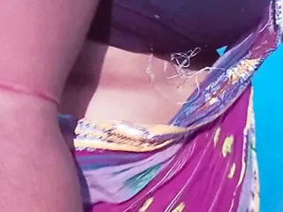 Desi hot and horny MILF dancing and showing boobs part 2