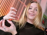 Anal oiled amateur teen POV banging while talking slutty