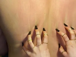 Sexy Nails, Long Black Nails, Blonde, HD Videos