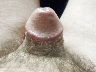 Huge one and a half inch cock jack off